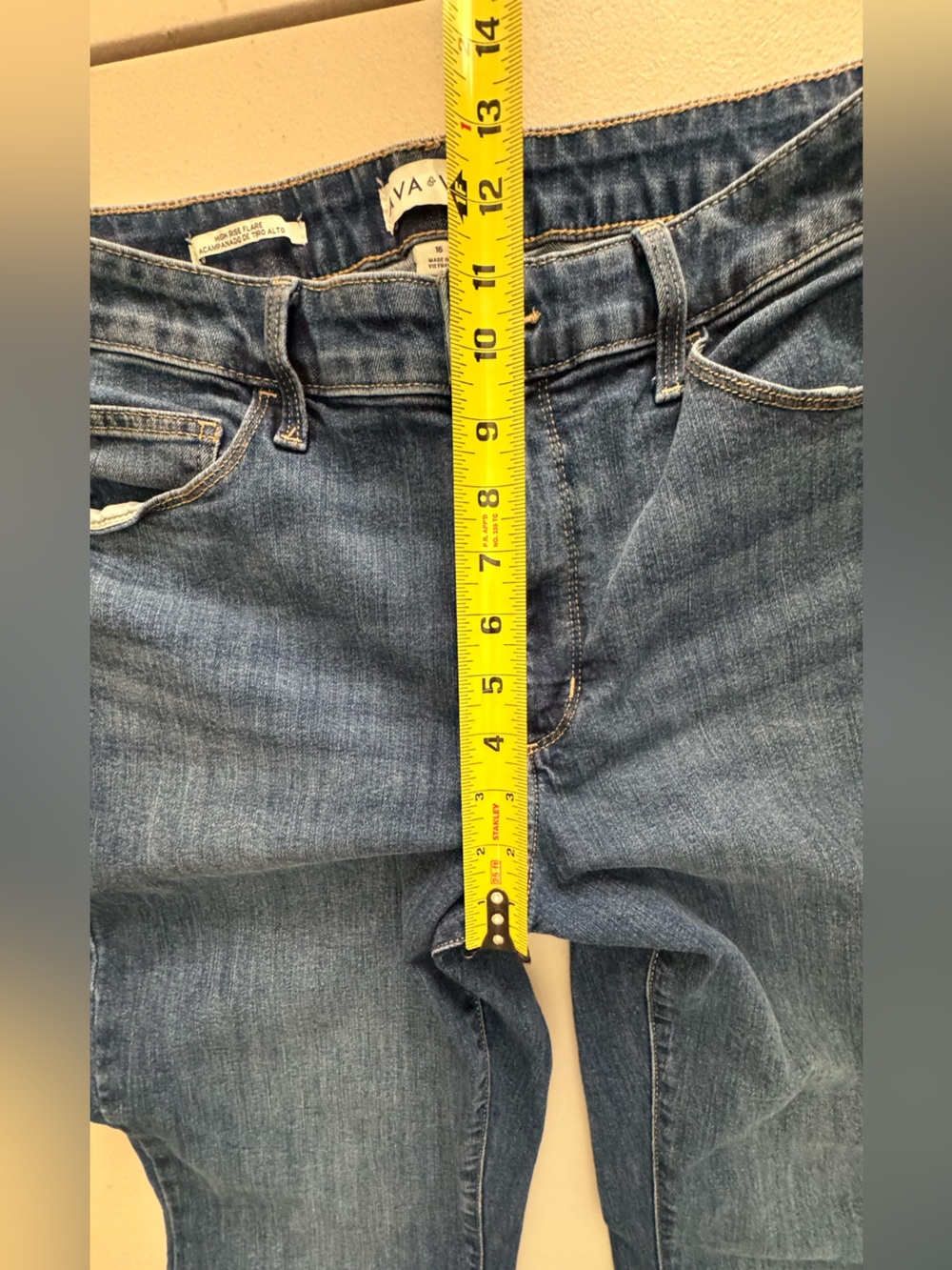 Ava & Viv Medium Blue Flare Jeans - Picture 5 of 5